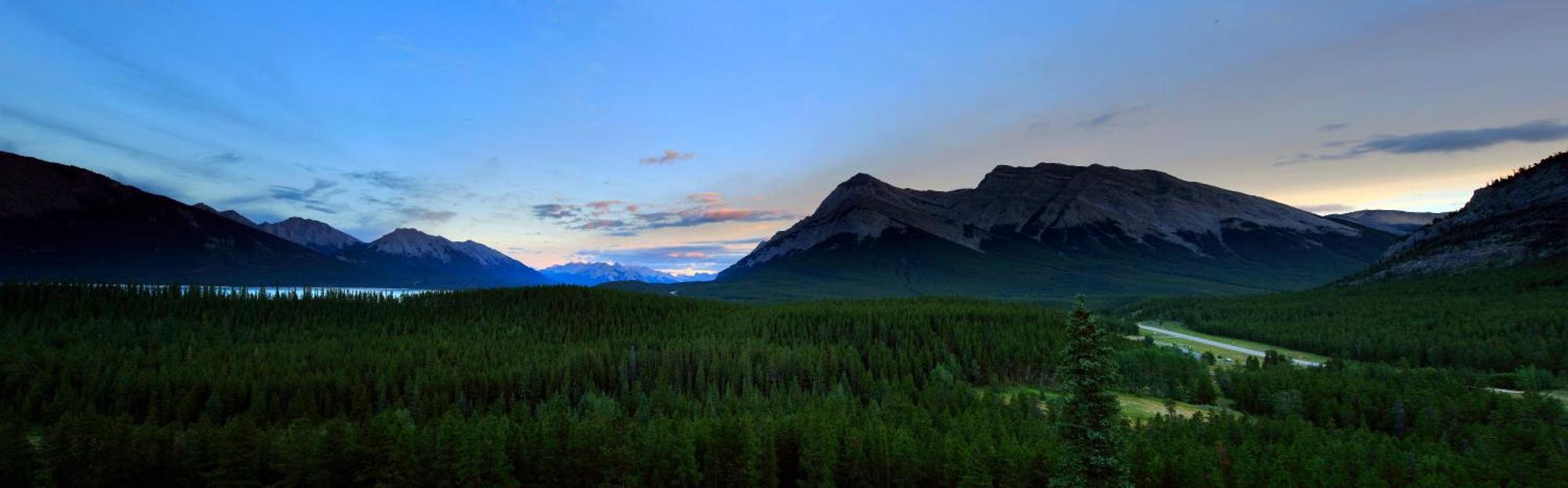 David Thompson Resort Cline River Exteriör bild